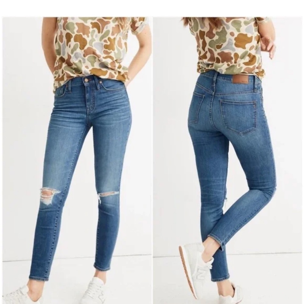 Madewell Blue Skinny Jeans
